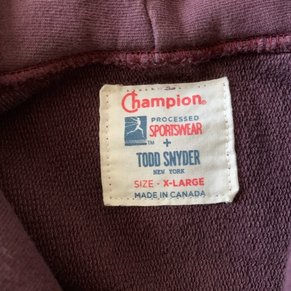 NWOT Champion Todd Snyder Edition Pullover XL - Picture 2 of 7